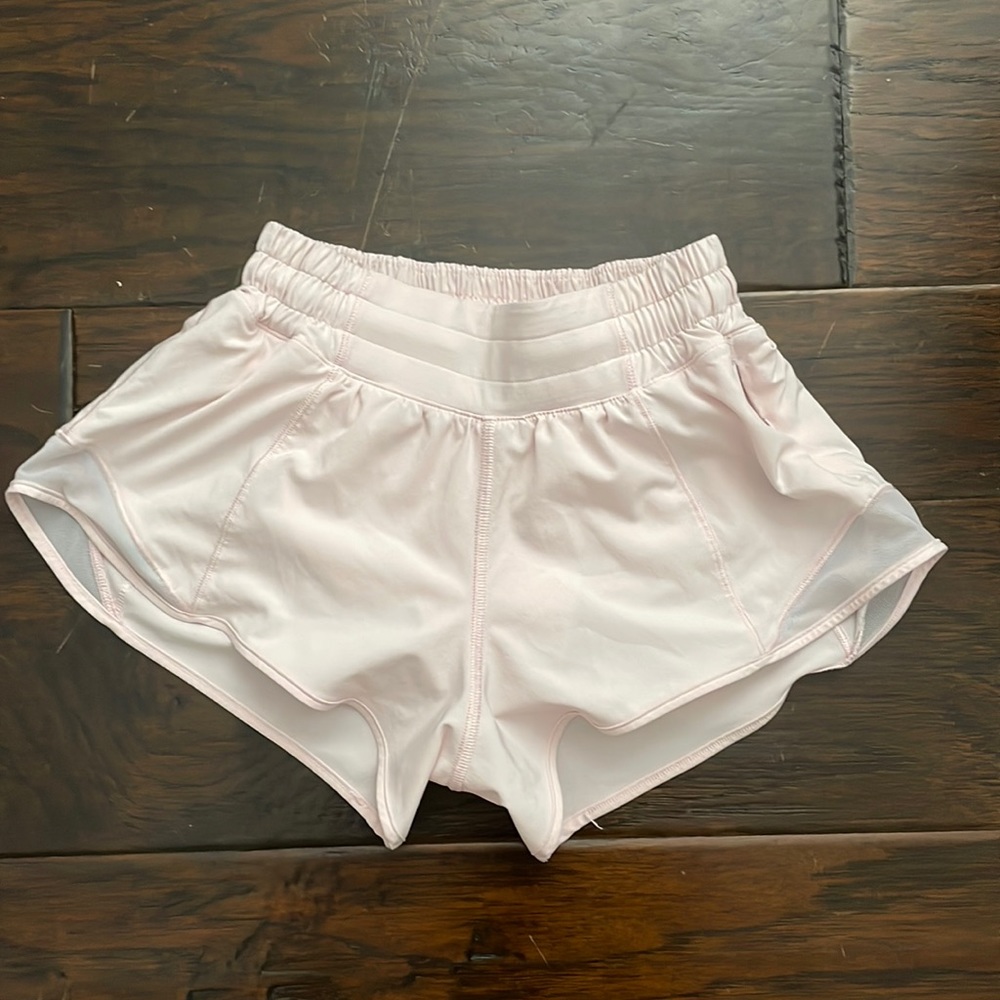 Rare Lululemon Strawberry Milkshake shorts